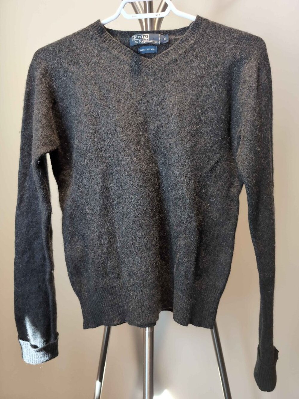 Polo by Ralph Lauren Dark Grey Cashmere Sweater